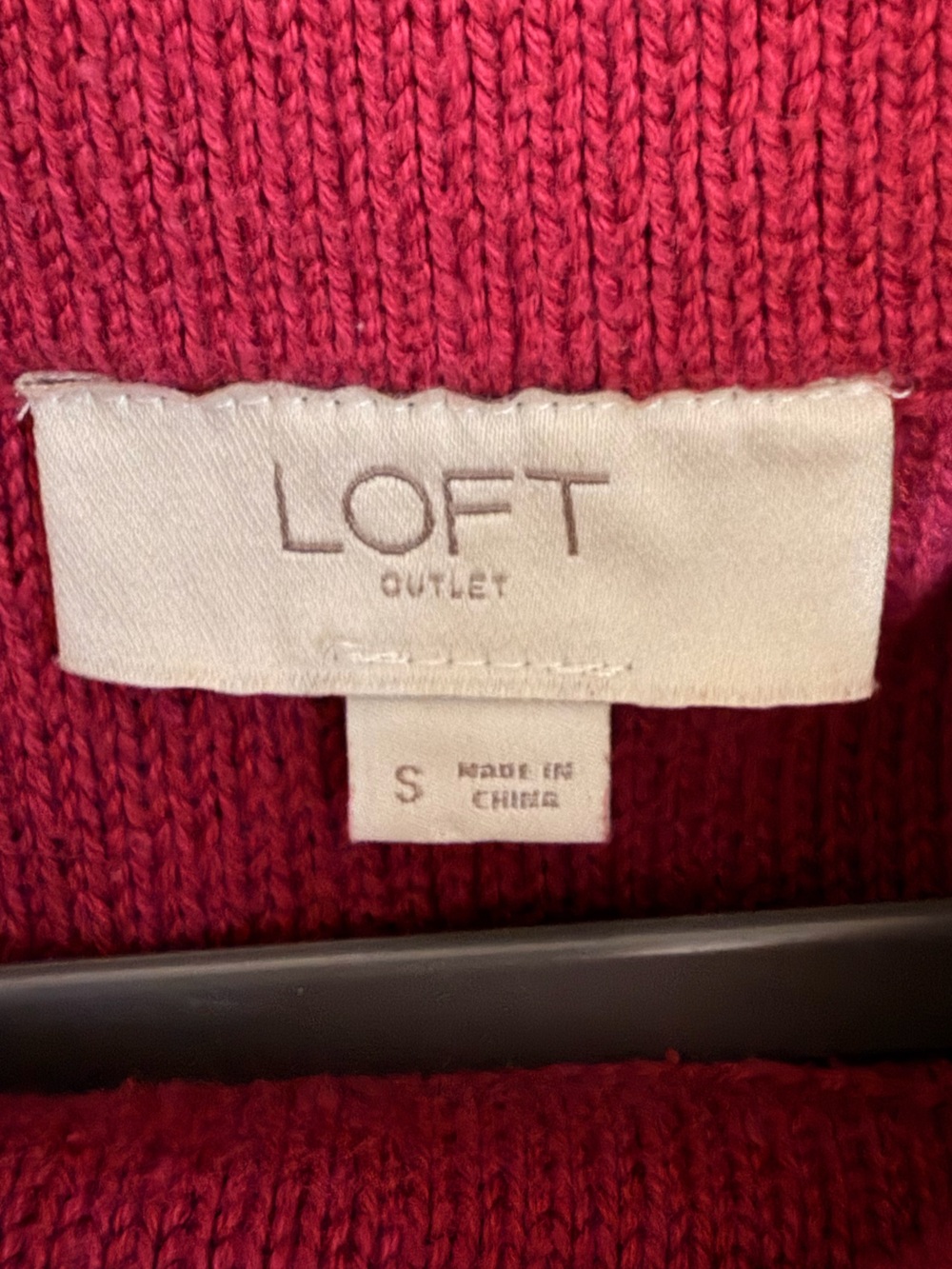 LOFT Raspberry Pink Cowl Neck Sweater - Picture 3 of 4